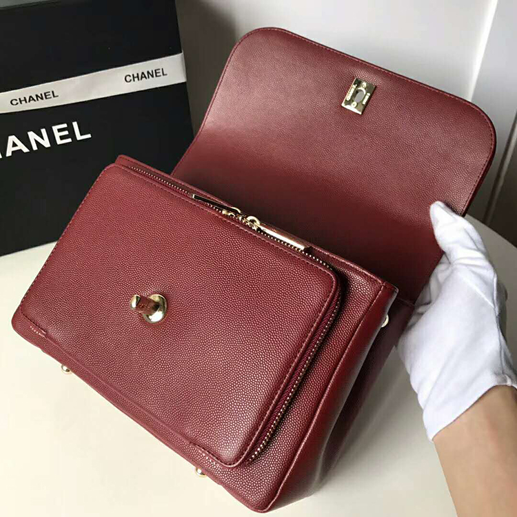 2019 Chanel flap bag with top handle