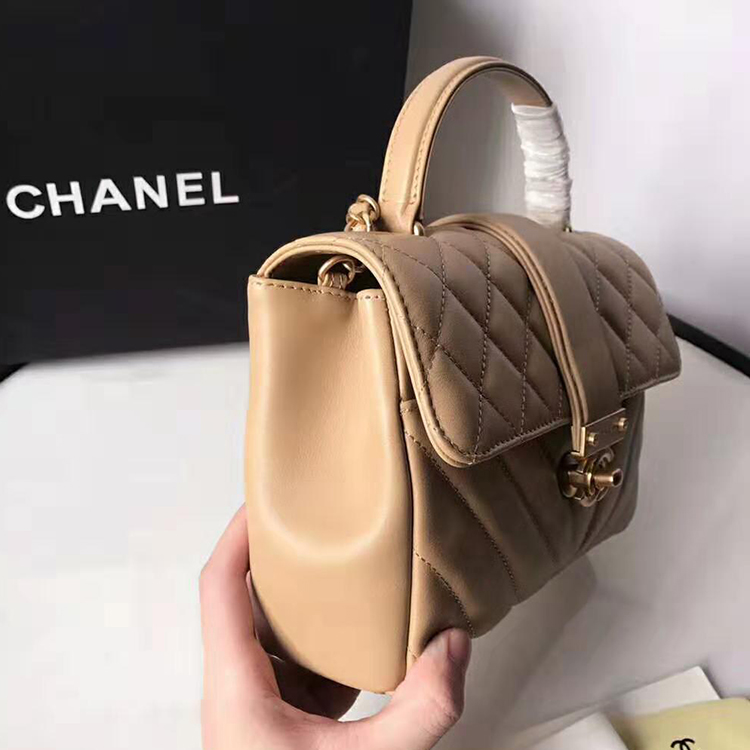 2019 Chanel flap bag with top handle