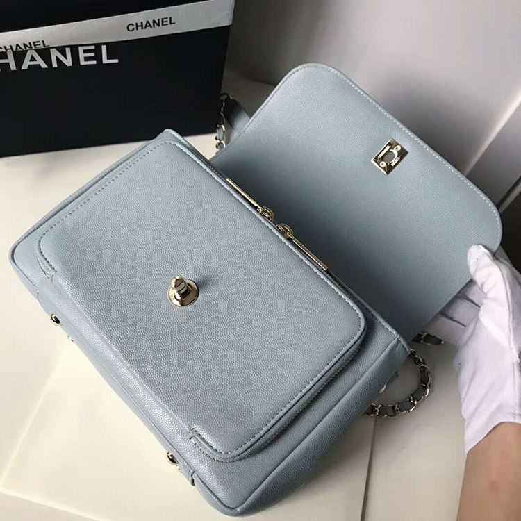 2019 Chanel flap bag with top handle