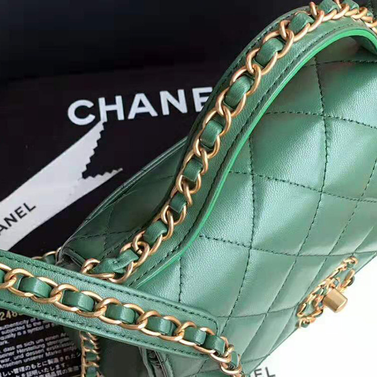 2019 Chanel flap bag with top handle