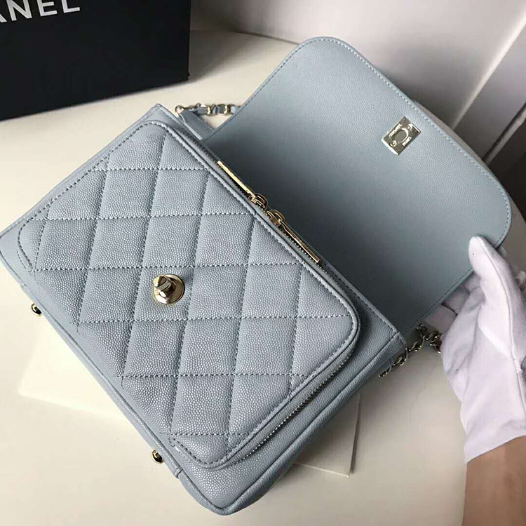 2019 Chanel flap bag with top handle