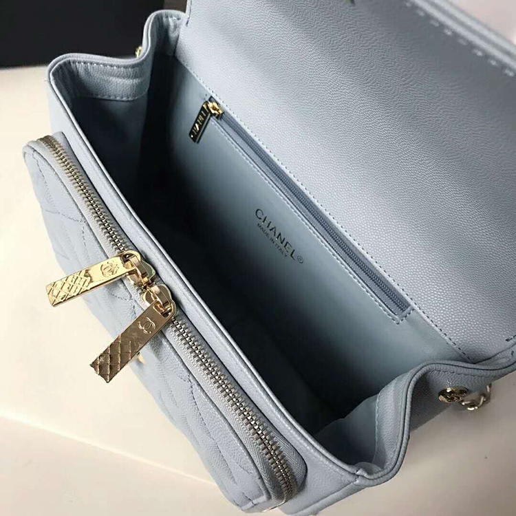 2019 Chanel flap bag with top handle