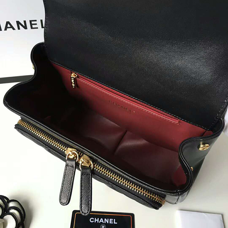 2019 Chanel flap bag with top handle