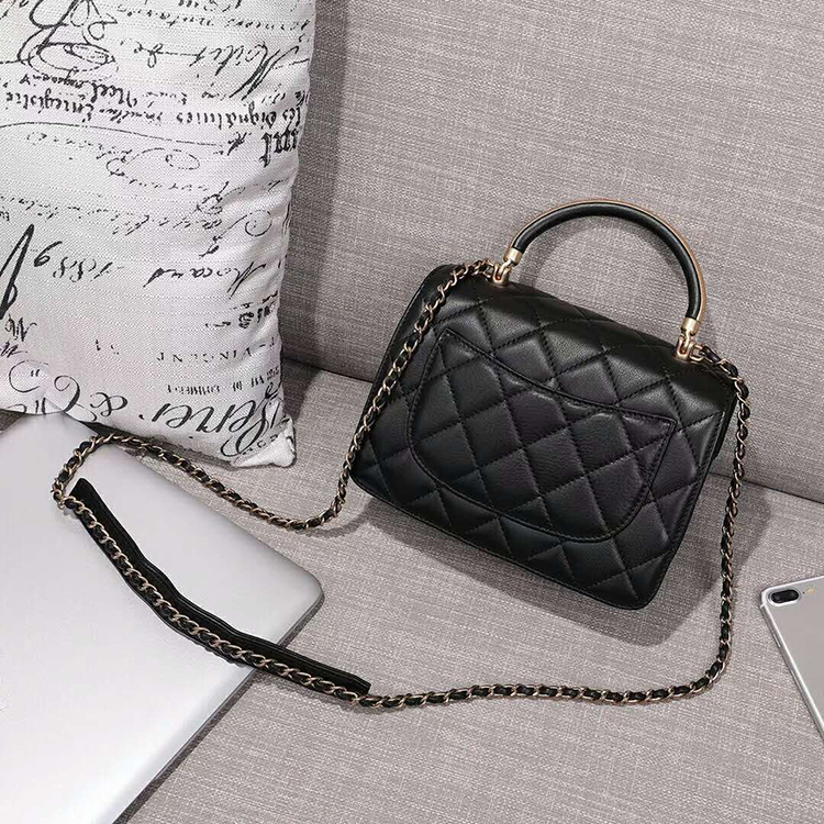 2019 Chanel small flap bag with top handle