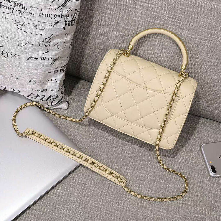 2019 Chanel small flap bag with top handle