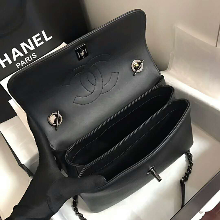 2019 Chanel small flap bag with top handle