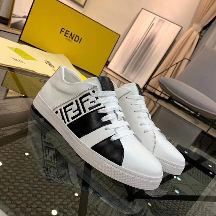 2019 Fendi Lovers Shoes in Calfskin