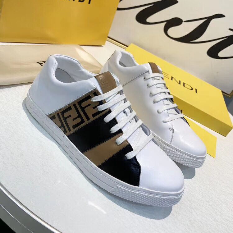 2019 Fendi Lovers Shoes in Calfskin