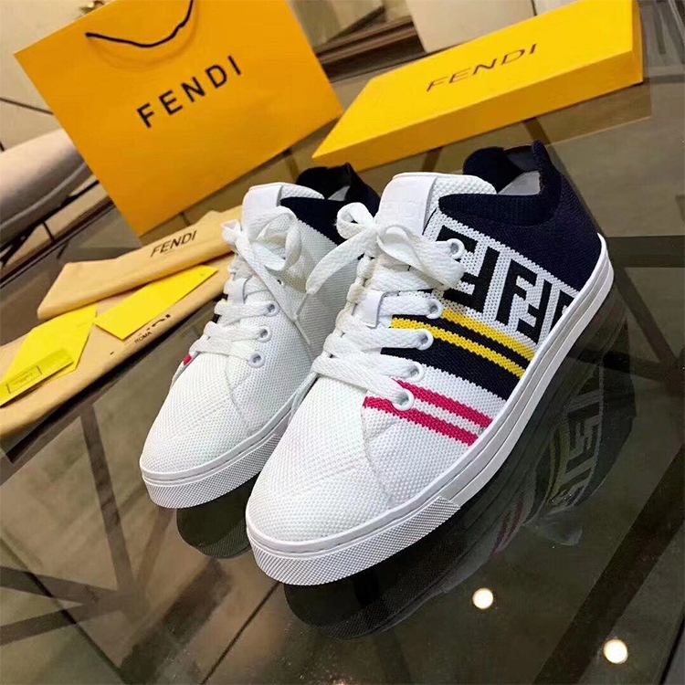 2019 Fendi Lovers Shoes in Calfskin