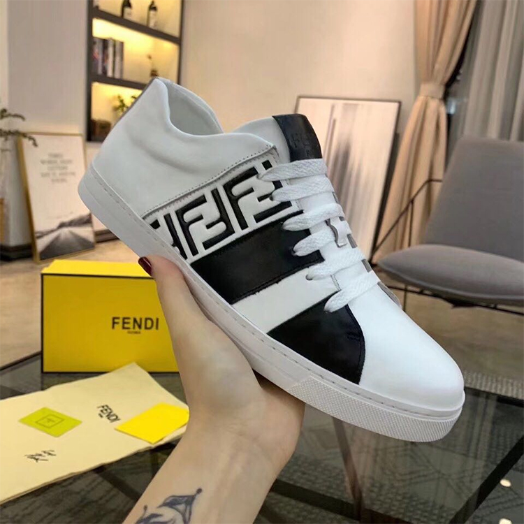 2019 Fendi Lovers Shoes in Calfskin