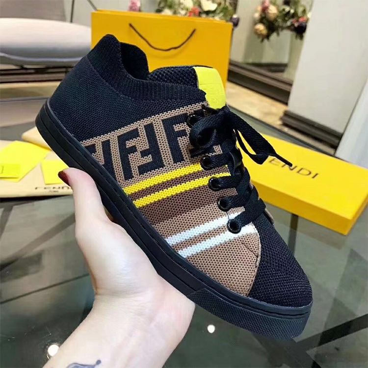 2019 Fendi Lovers Shoes in Calfskin