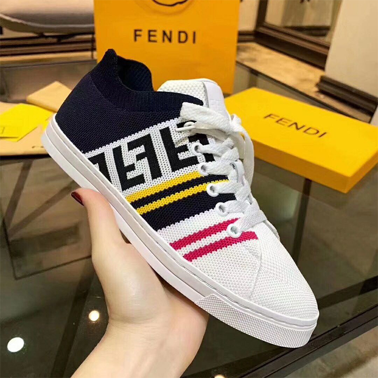 2019 Fendi Lovers Shoes in Calfskin