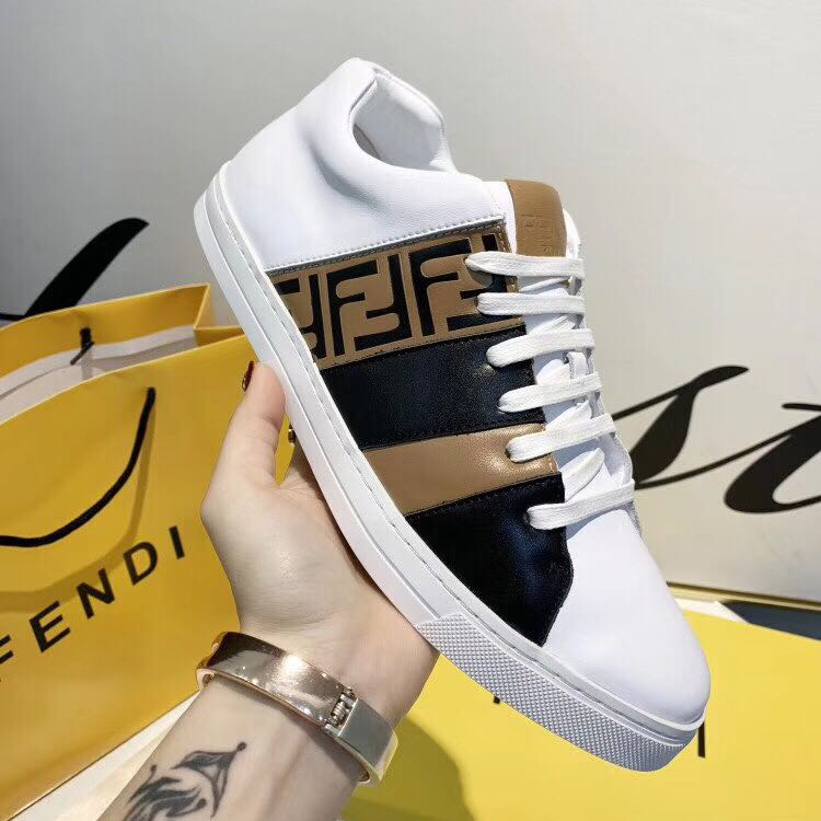 2019 Fendi Lovers Shoes in Calfskin