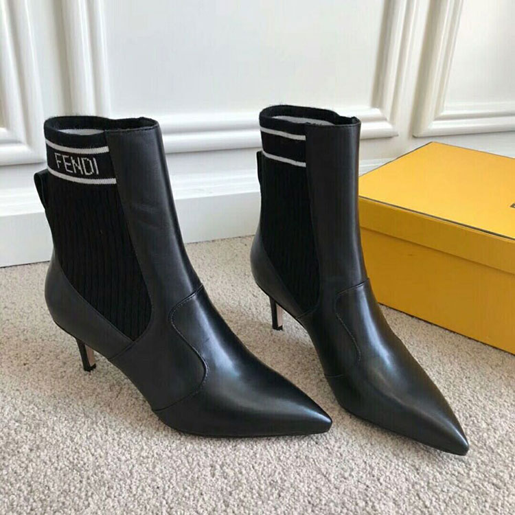 2019 Fendi women Boots in Calfskin Heel 4cm