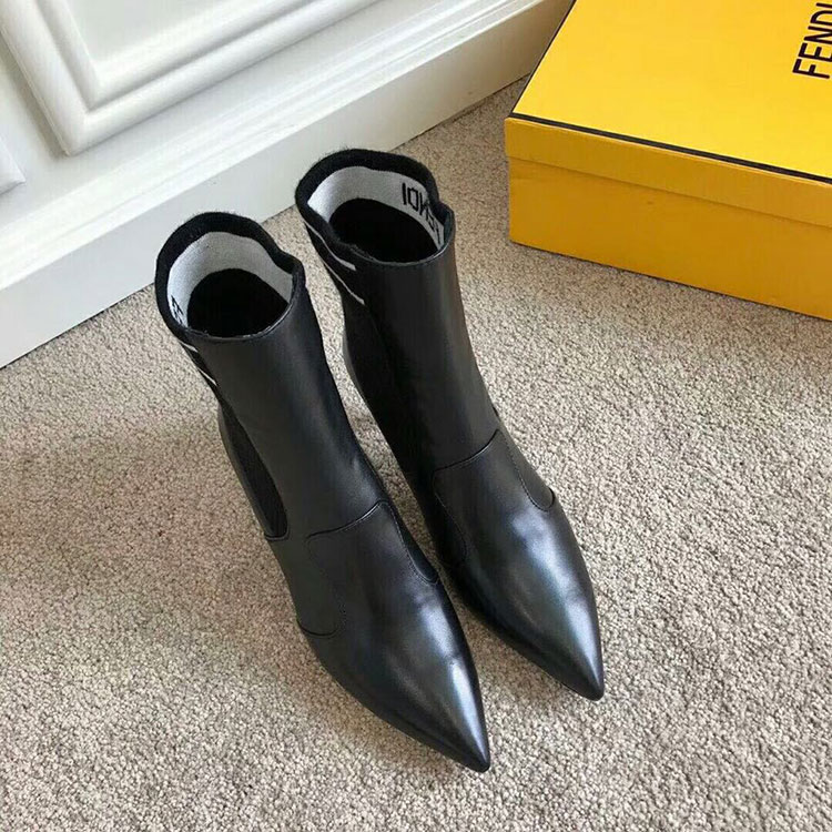 2019 Fendi women Boots in Calfskin Heel 4cm