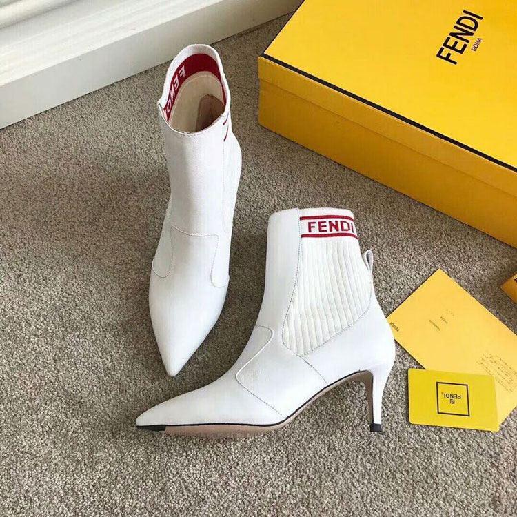 2019 Fendi women Boots in Calfskin Heel 4cm