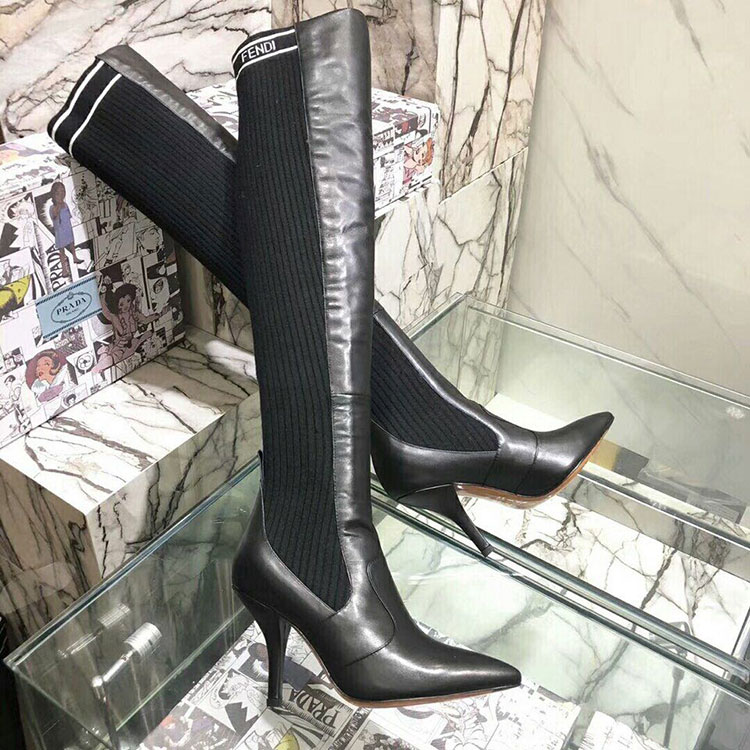 2019 Fendi women Boots in Calfskin Heel 9cm