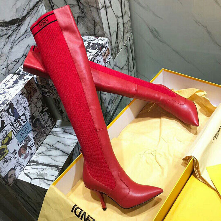 2019 Fendi women Boots in Calfskin Heel 9cm