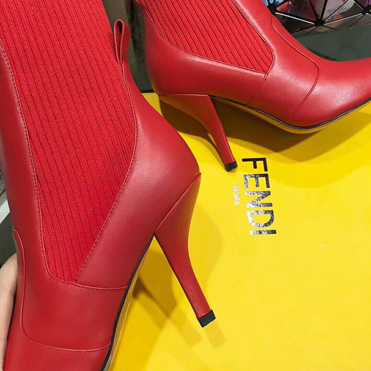 2019 Fendi women Boots in Calfskin Heel 9cm