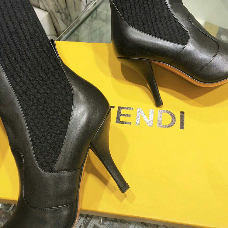 2019 Fendi women Boots in Calfskin Heel 9cm