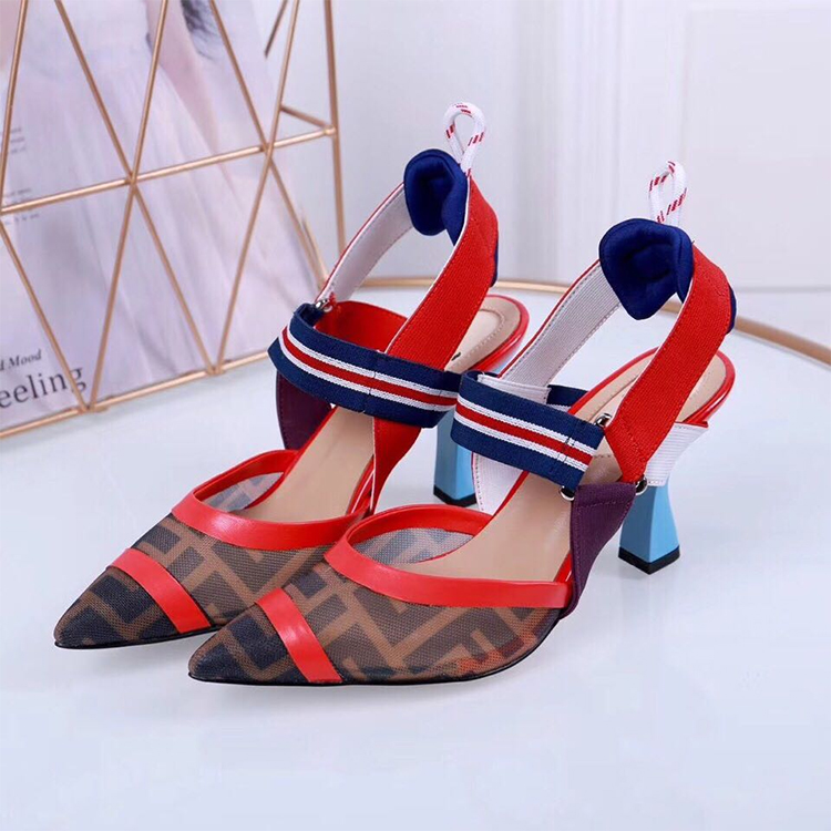 2019 Fendi women Shoes Heel 8cm