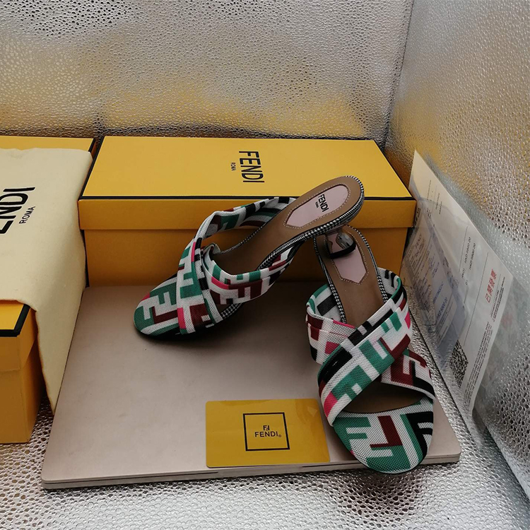 2019 Fendi women shoes Heel 6cm