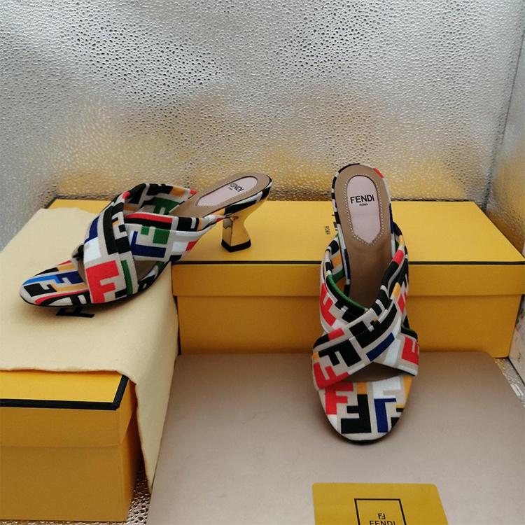 2019 Fendi women shoes Heel 6cm