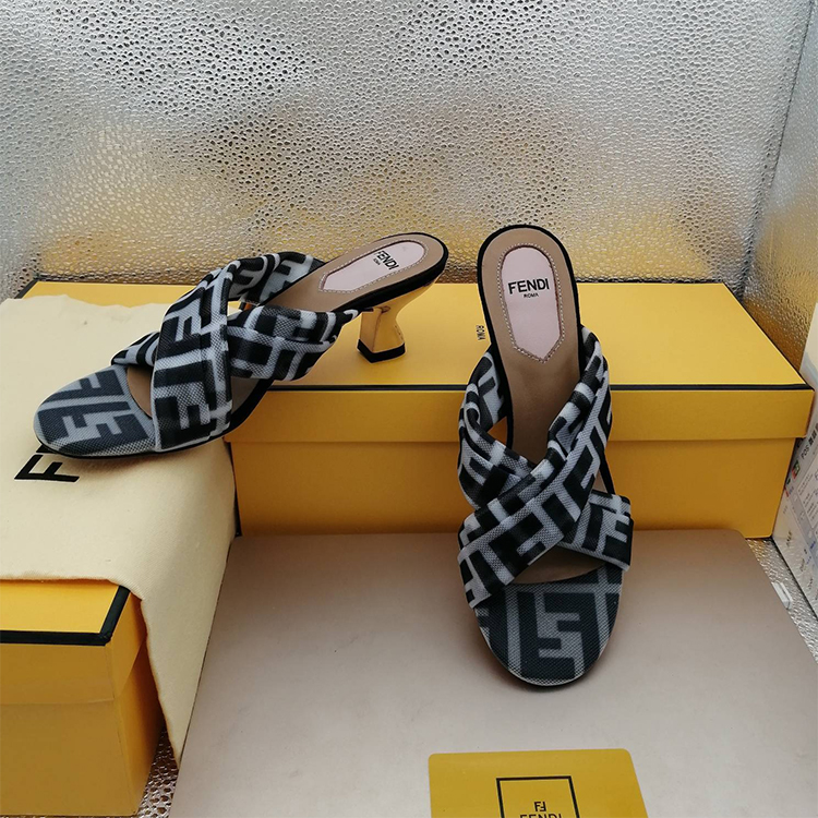 2019 Fendi women shoes Heel 6cm