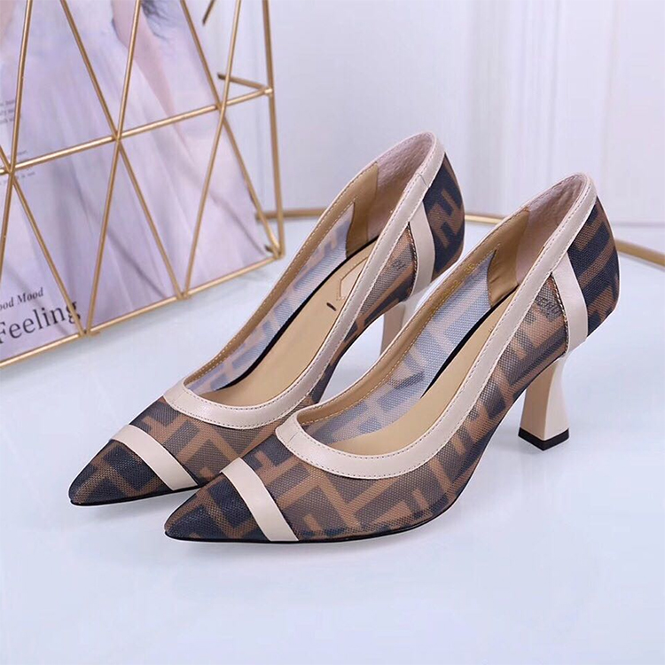 2019 Fendi women shoes Heel 8cm