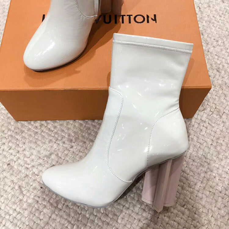 2019 Louis vitton women Boots in Patent leather Heel 10cm