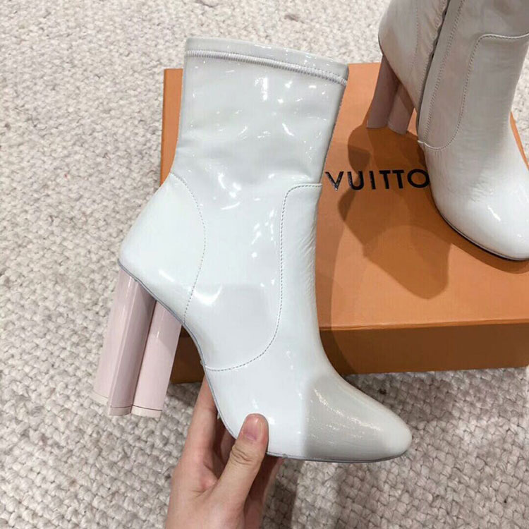 2019 Louis vitton women Boots in Patent leather Heel 10cm