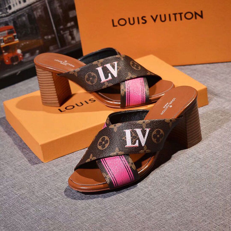 2019 Louis vitton women Sandal Heel 7.5cm