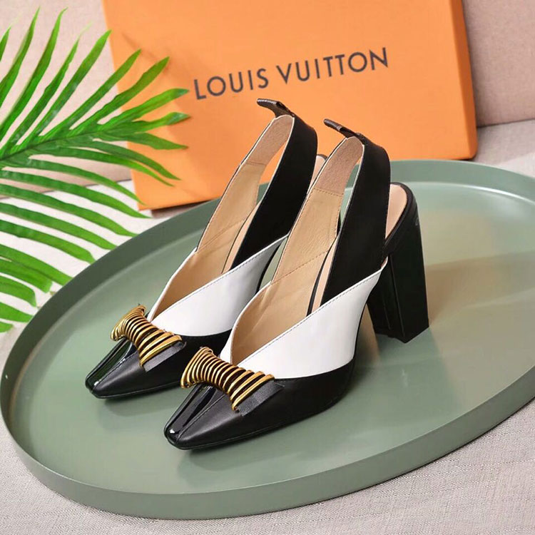 2019 Louis vitton women Sandal in Calfskin Heel 9.5cm