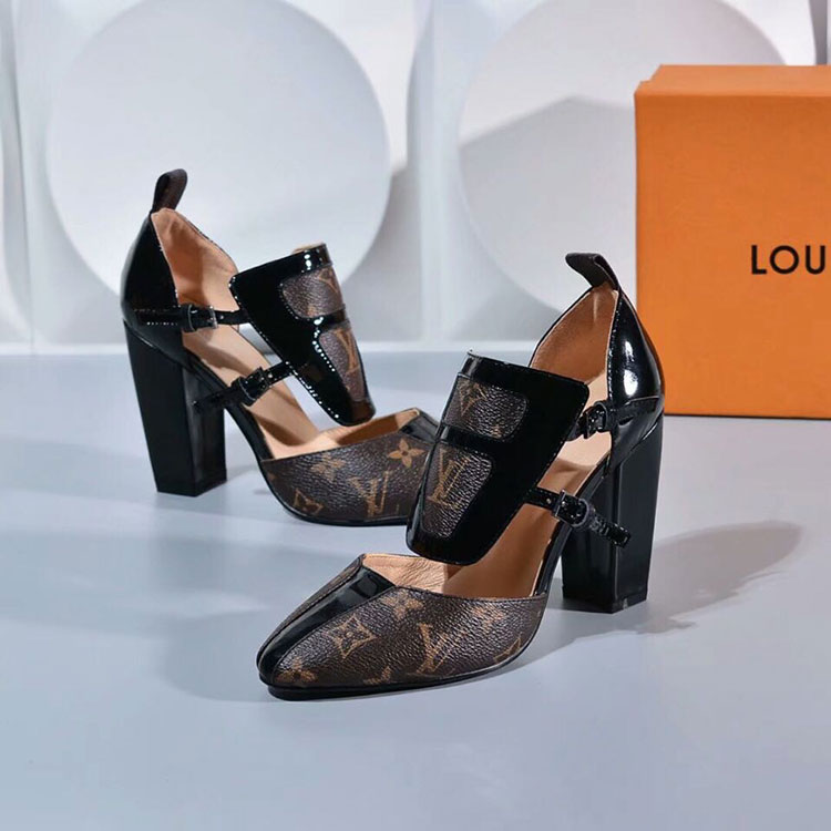 2019 Louis vitton women Sandal in Calfskin Heel 9.5cm