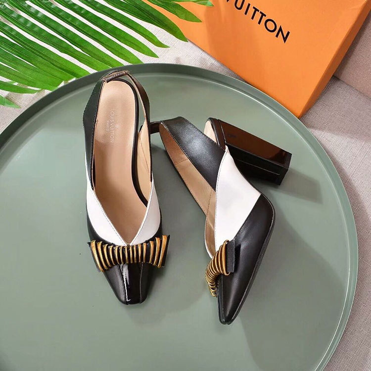 2019 Louis vitton women Sandal in Calfskin Heel 9.5cm