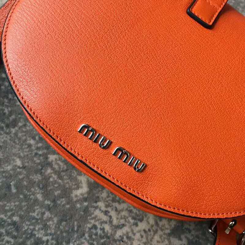 2019 MIUMIU MADRAS GOAT LEATHER SHOULDER BAG