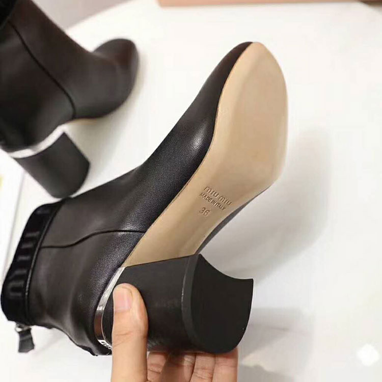 2019 Miu Miu women shoes Heel 8.5cm