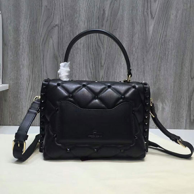 2019 VALENTINO CANDYSTUD TOP HANDLE BAG