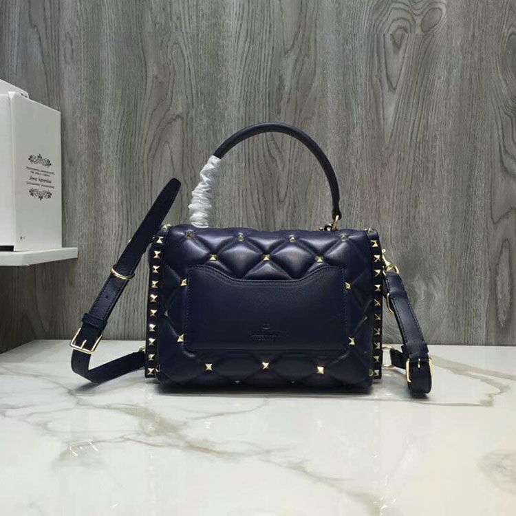 2019 VALENTINO CANDYSTUD TOP HANDLE BAG