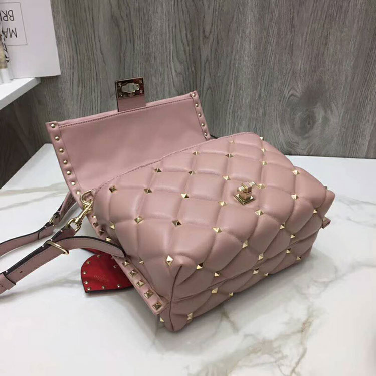 2019 VALENTINO CANDYSTUD TOP HANDLE BAG