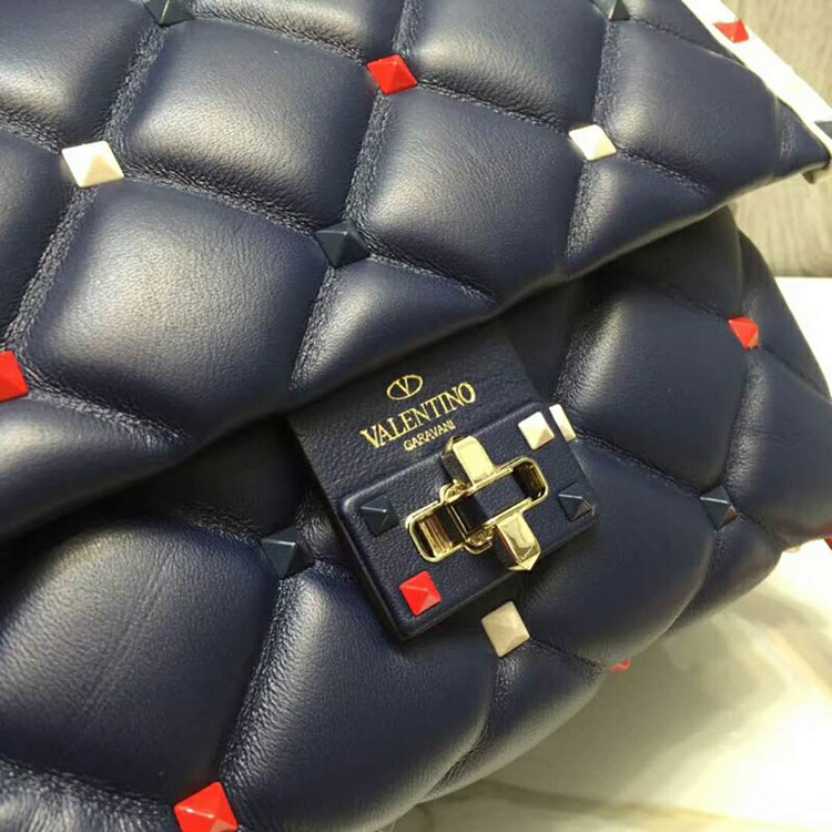 2019 VALENTINO CANDYSTUD TOP HANDLE BAG