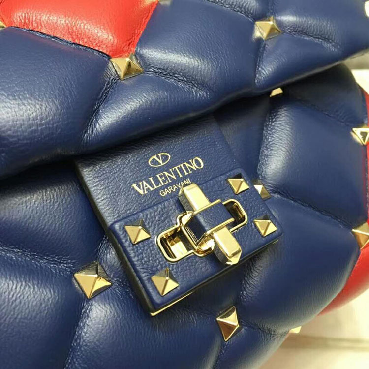 2019 VALENTINO CANDYSTUD TOP HANDLE BAG