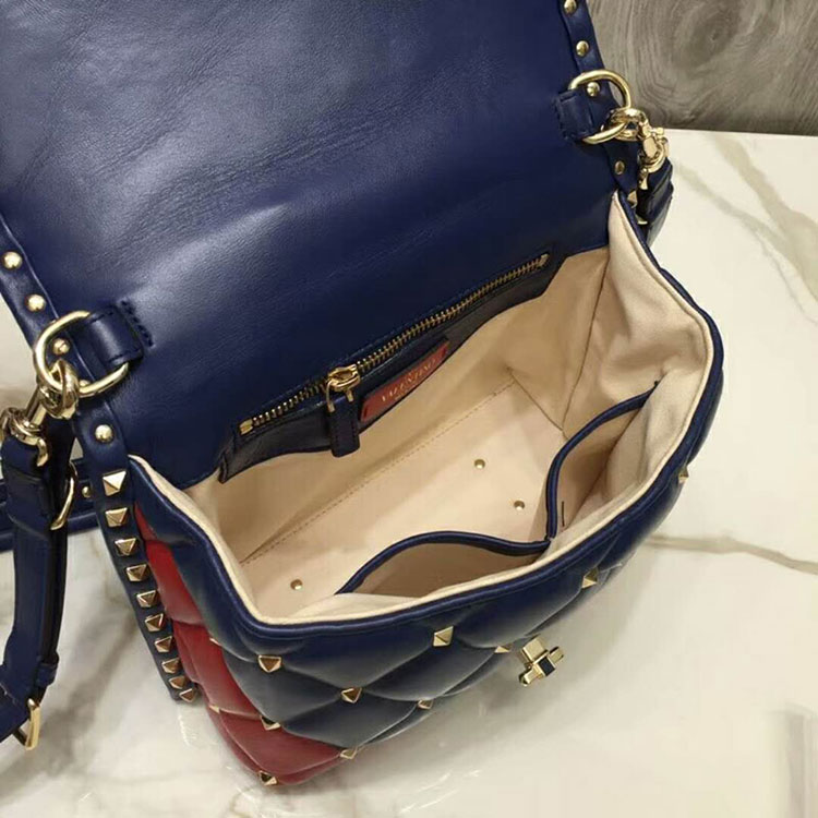 2019 VALENTINO CANDYSTUD TOP HANDLE BAG