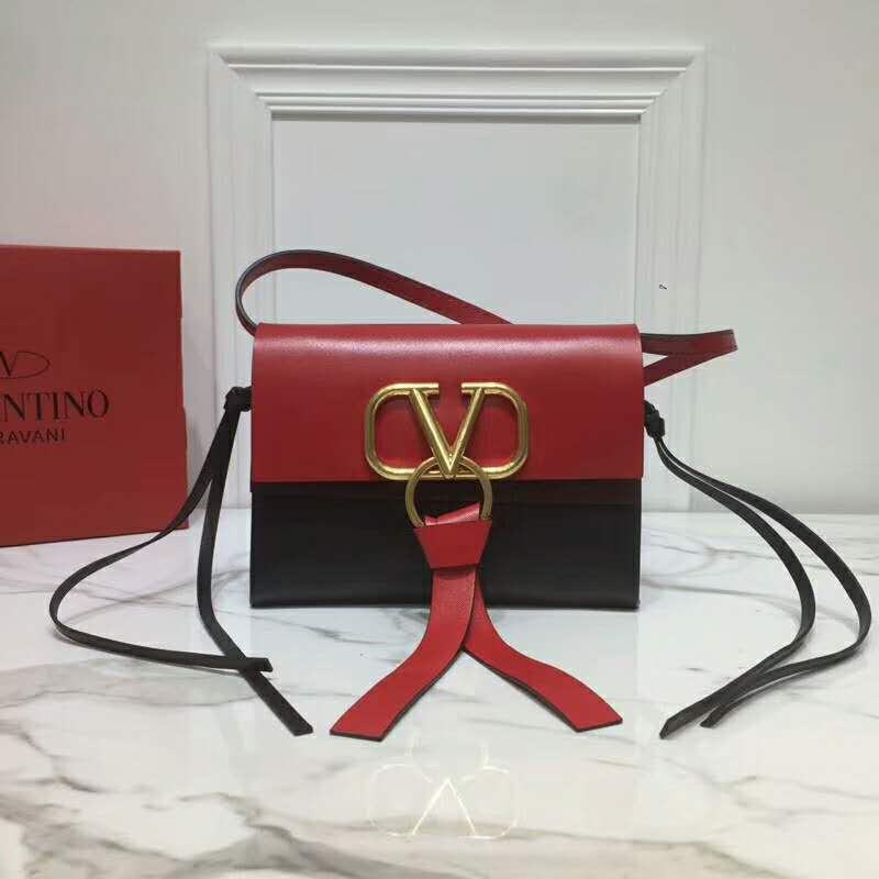 2019 VALENTINO Mini VRING SMOOTH CALFSKIN SHOULDER BAG