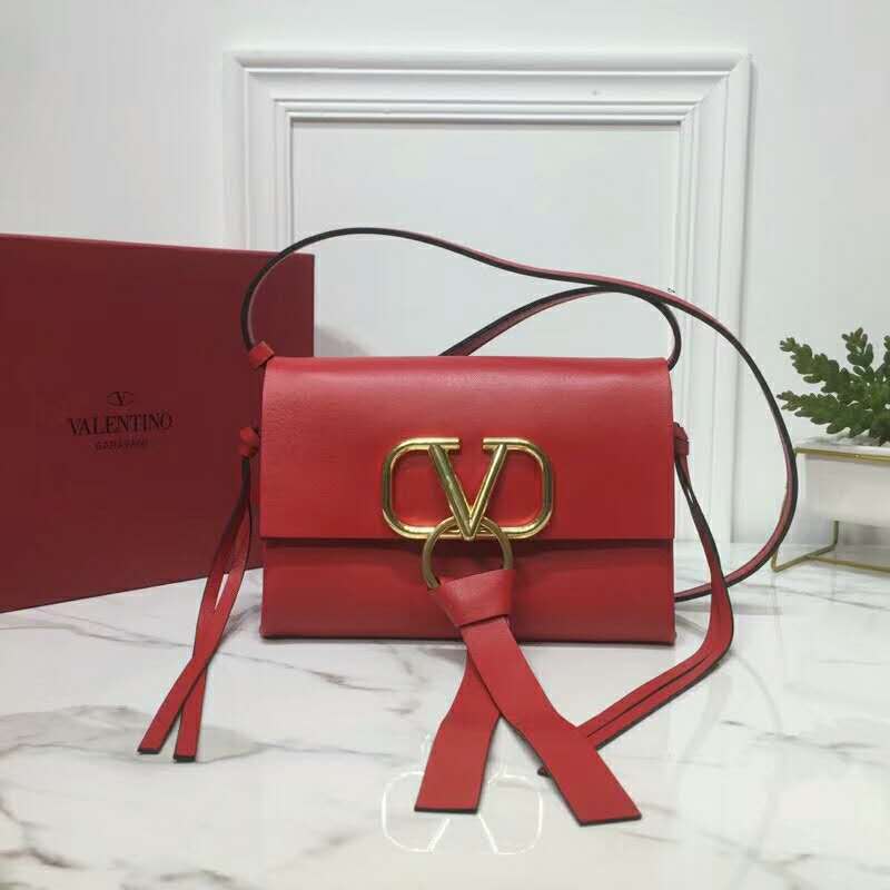 2019 VALENTINO Mini VRING SMOOTH CALFSKIN SHOULDER BAG