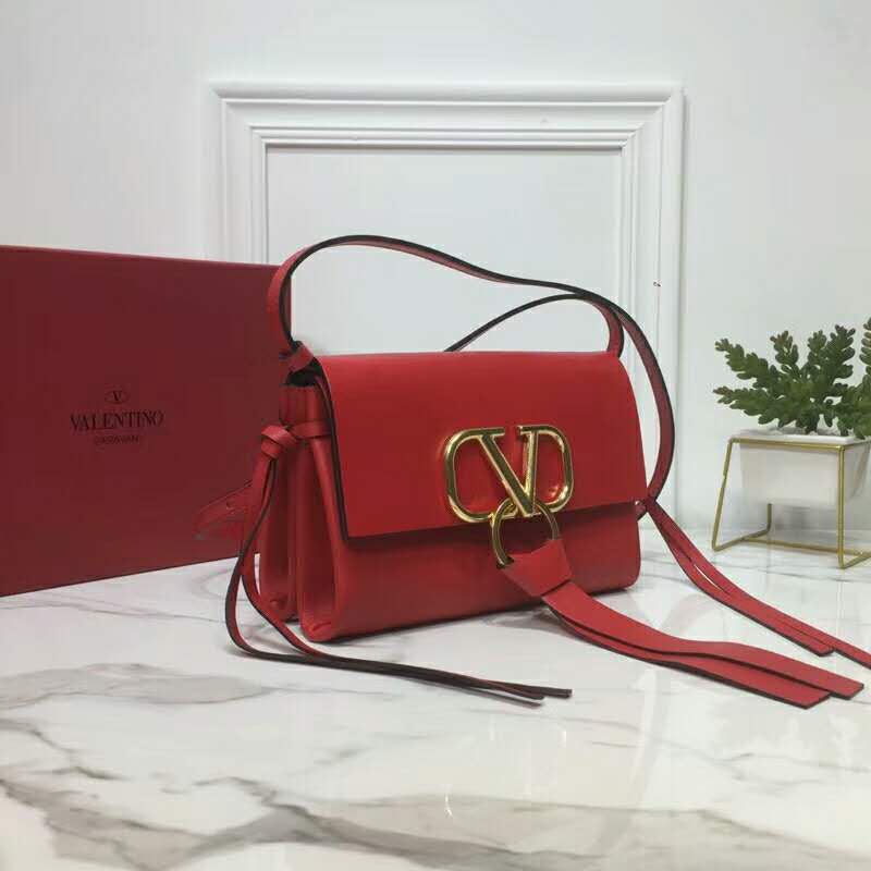 2019 VALENTINO Mini VRING SMOOTH CALFSKIN SHOULDER BAG