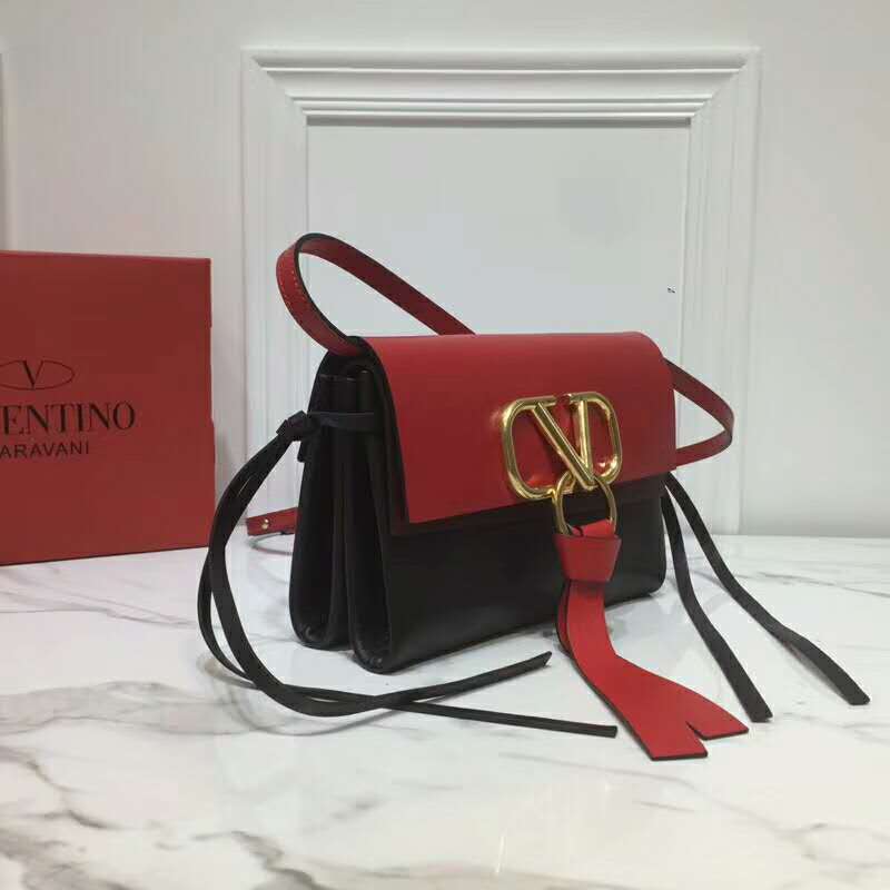 2019 VALENTINO Mini VRING SMOOTH CALFSKIN SHOULDER BAG