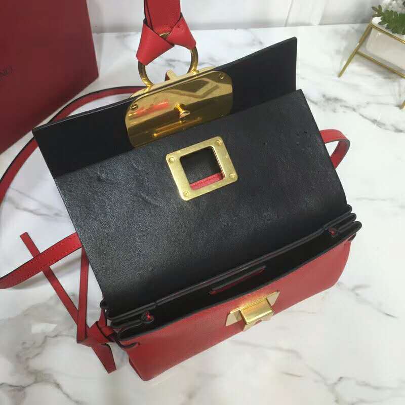 2019 VALENTINO Mini VRING SMOOTH CALFSKIN SHOULDER BAG