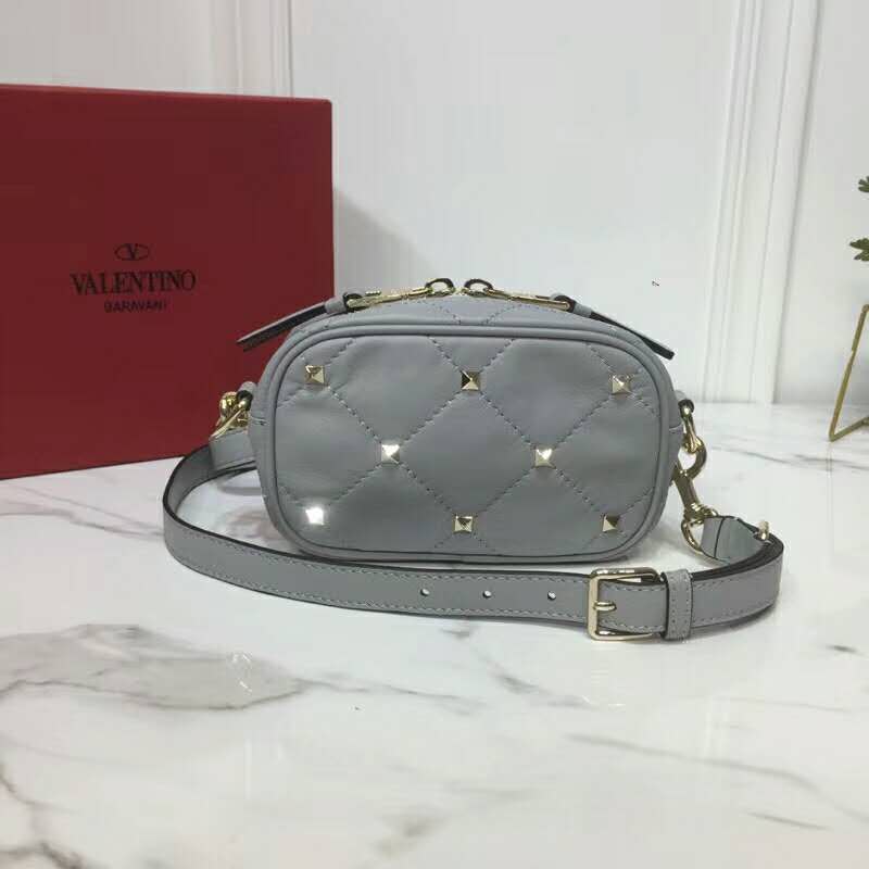 2019 VALENTINO SMALL QUILTED BOOMSTUD CROSSBODY BAG