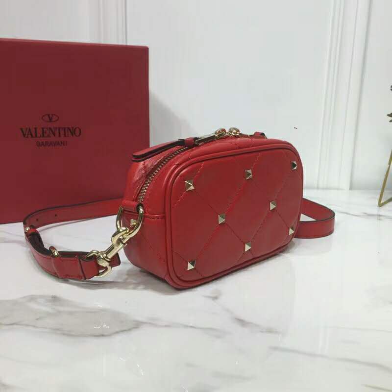 2019 VALENTINO SMALL QUILTED BOOMSTUD CROSSBODY BAG